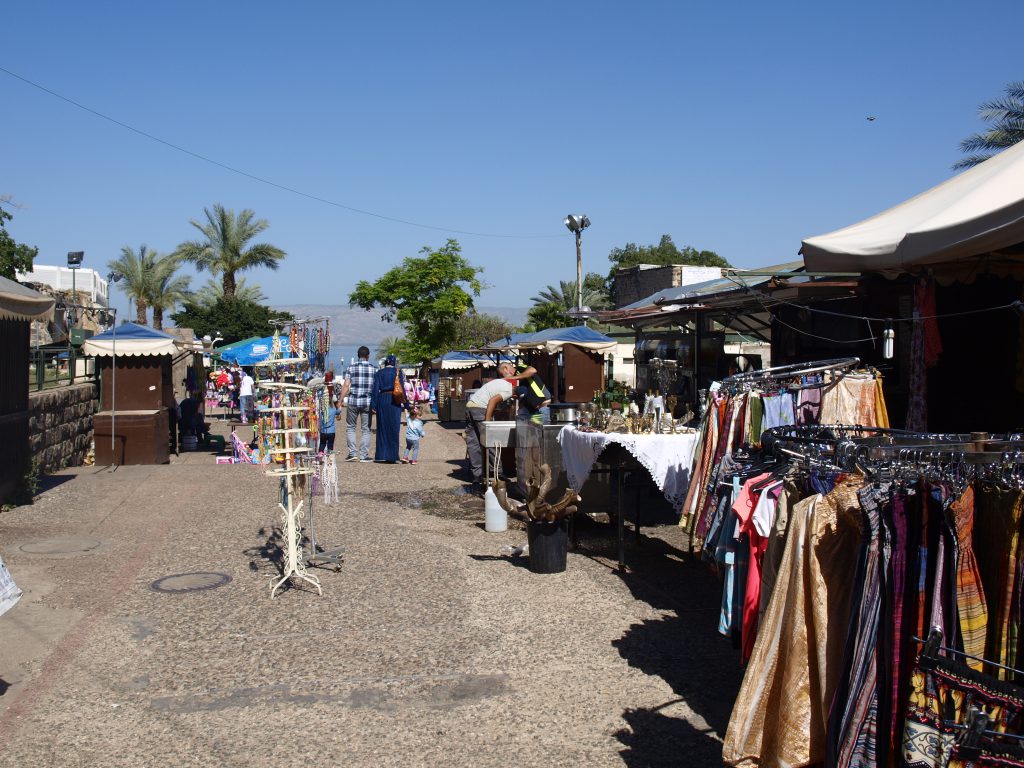 kleiner mini Markt in Tiberias 